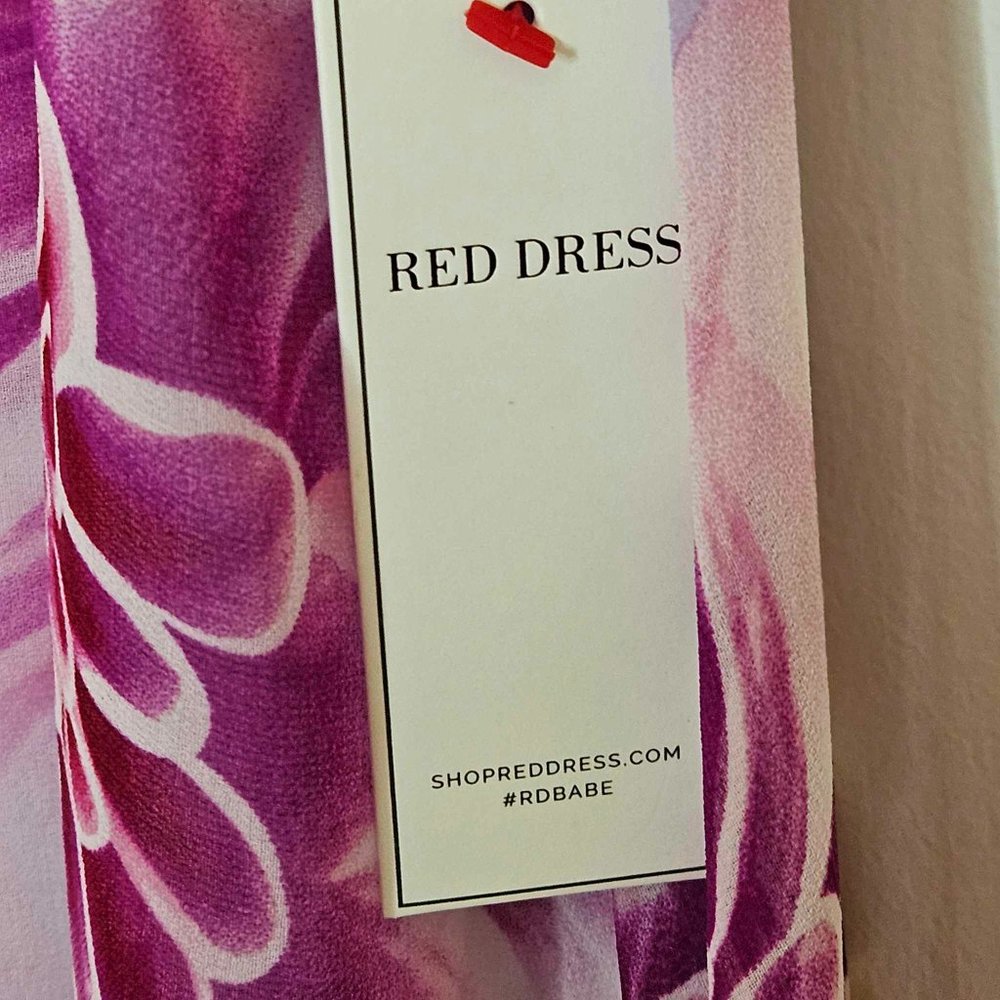 NEW Red Dress - Aura Lavender Floral Maxi Dress Size S - Picture 8 of 9